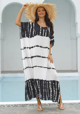 Beach Cover-Up Off-Shoulder Positioning Robe Beach Holidays Cover-Ups