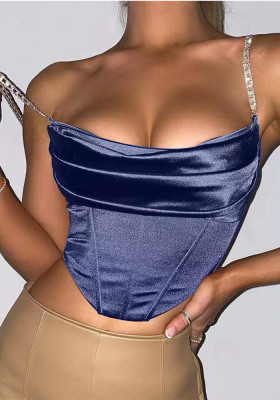 Sexy Ladies Fit Diamond Chain Camisole Outdoor Wear Camisole