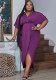 Plus Size Fitted Sheer Dress