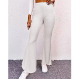 Bell Bottom High Waist Casual Pants Summer Ladies Casual Track Pants Women