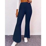 Bell Bottom High Waist Casual Pants Summer Ladies Casual Track Pants Women