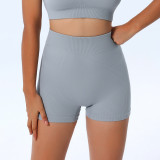 Ribbed Seamless Yoga Wear Long Sleeve Tracksuit Yoga Tank Top One-Piece Yoga Pants Women Gym Pants