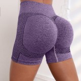 Three Point Yoga Pants Women's High Waist Butt Lift Peach Hip Stretch Tight Fitting Pants Sports Running Fitness Shorts