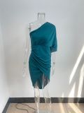 Summer Sexy Sleeveless Off Shoulder Bodycon Dress for Women