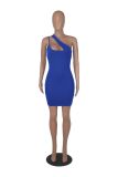 Springsummer One-Shoulder Straps Sexy Bodycon Dress