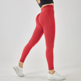 Seamless Tight Fitting High Waist Sweatpants Women Butt Lift Fitness Running Nine Point Yoga Pants Women Leggings