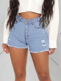 Womens Clothing Trend Ripped Women'S Denim Shorts