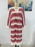 Spring And Summer Long Cover Up Female Cardigan Loose Jacket Fashion Women'S Knitting Coat