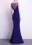 Women Elegant Slim Formal Party Maxi Mermaid Evening Dress