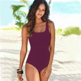 Women's Sexy Low Back One Piece Swimsuit Plus Size Plus Gradient Print Swimsuit