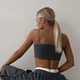 basic knitting short Low Back Basics Slim Fit Camisole vest