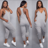 Casual Suspender Jumpsuit