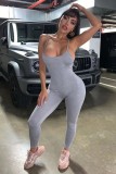 Spring And Summer Sexy Straps Low-Cut Jumpsuit Casual Low Back Jumpsuit