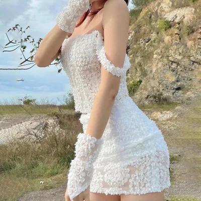 Women'S Lace Camisole See-Through Slim Fit Fashion Top