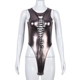 Women Sexy Hollow Knotted Bodysuit