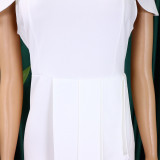 Ladies Africa Summer Elegant Short Sleeve Bodycon Dress