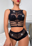 Two Pieces Mesh Drill Sexy Lingerie