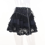 Women Summer lace Patchwork Bodycon Skirt