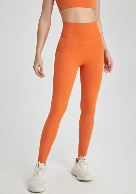 One-piece Yoga Pants Without Underwear No Trace Back Pocket Peach Butt Lift Tight Fitting Sports Gym Pants