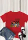 Girls Trip Letter Multi-Color Print Summer Fashion Short Sleeve T-Shirt
