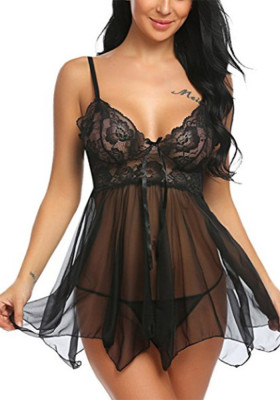 Sexy lingerie sexy lingerie front slit nightdress