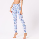 Yoga Pants Women's Digital Printing Basic Pants High Waist Butt Lift Running Sports Fitness Leggings