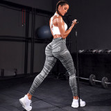 Seamless Yoga Pants Women's High Waist Butt Lift Running Sports Tight Fitting Pants Stretch Gym Pants