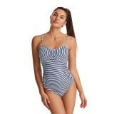 Striped pleated one-piece maternity swimsuit women's pregnant bikini