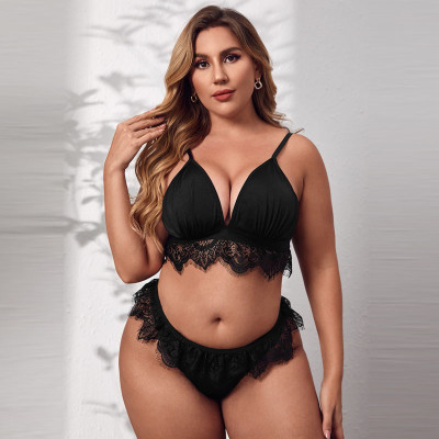 Plus Size Women Sexy lace Sexy Lingerie