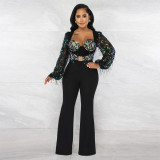 Women'S Sexy Jumpsuit Fashion Casual Loose Wide Leg Pants