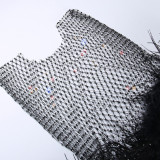 Women clothing mesh hairy sexy Top