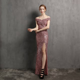 Women Formal Party Slim Elegant Maxi Evening Dress