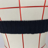 Women's Knitting Halter Neck Low Back Top