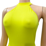 Summer Ladies Sexy Solid Color Ladies Dress