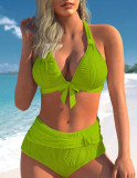 Women Solid Color Sexy Bikini Swimwear