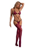 Women's Sexy Uniform Temptation See-Through Stockings Sexy Suit