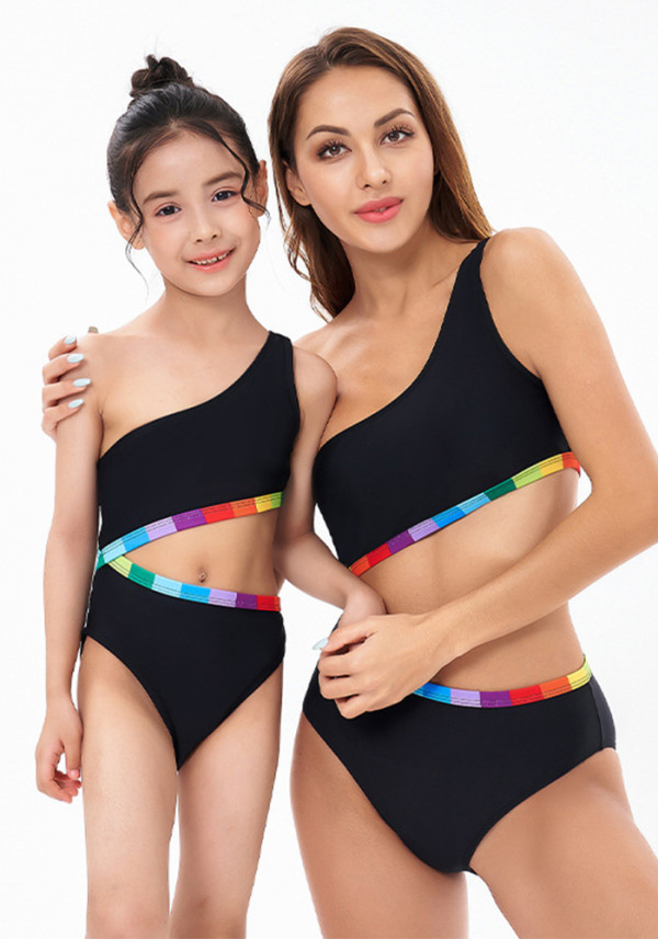 Swimsuit female parent-child one-piece bikini sexy mother and daughter swimsuit bikini