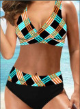 Vintage Two Pieces Triangle Swimsuit Girls Sexy Beach Bikini