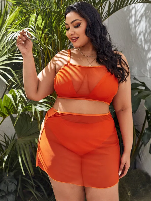 Plus Size Two Pieces Swimsuit Plus Plus Size Bikini Swimwear