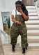 Casual Women's Loose Camo Cargo Jumpsuit Overalls