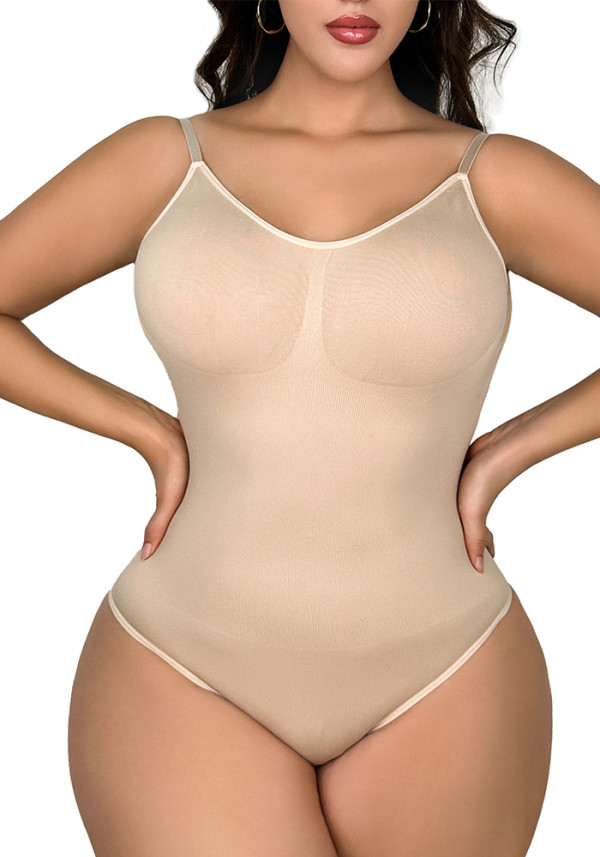 Seamless Body Shaper Tummy Control Butt Lift Plus Size Thong Corset Briefs Tight Fitting Corset