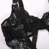 night club lace hollow sexy outfit sexy pajamas teddy lingerie