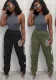 Summer Women Casual Pleated Drawstring Pant