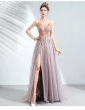 Bridal Wedding Sexy Slim Fit Straps Formal Party Evening Dress