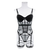 Comfortable mesh breathable sexy teddy lingerie