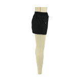 Women's Sports Casual Pocket Solid Cargo Skirt