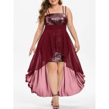 Women's Spring Summer Sequin Dress Plus Size