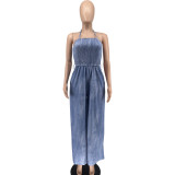 Women Casual Loose Strap Jumpsuit