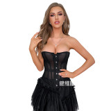 Sexy Hot Vest Slim Waist Mesh Fabric Breathable Wrapped Chest Corset