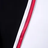 Women's Summer Colorblock Tight Fitting Sleeveless Tank Top Trousers Casual Two Piece Set